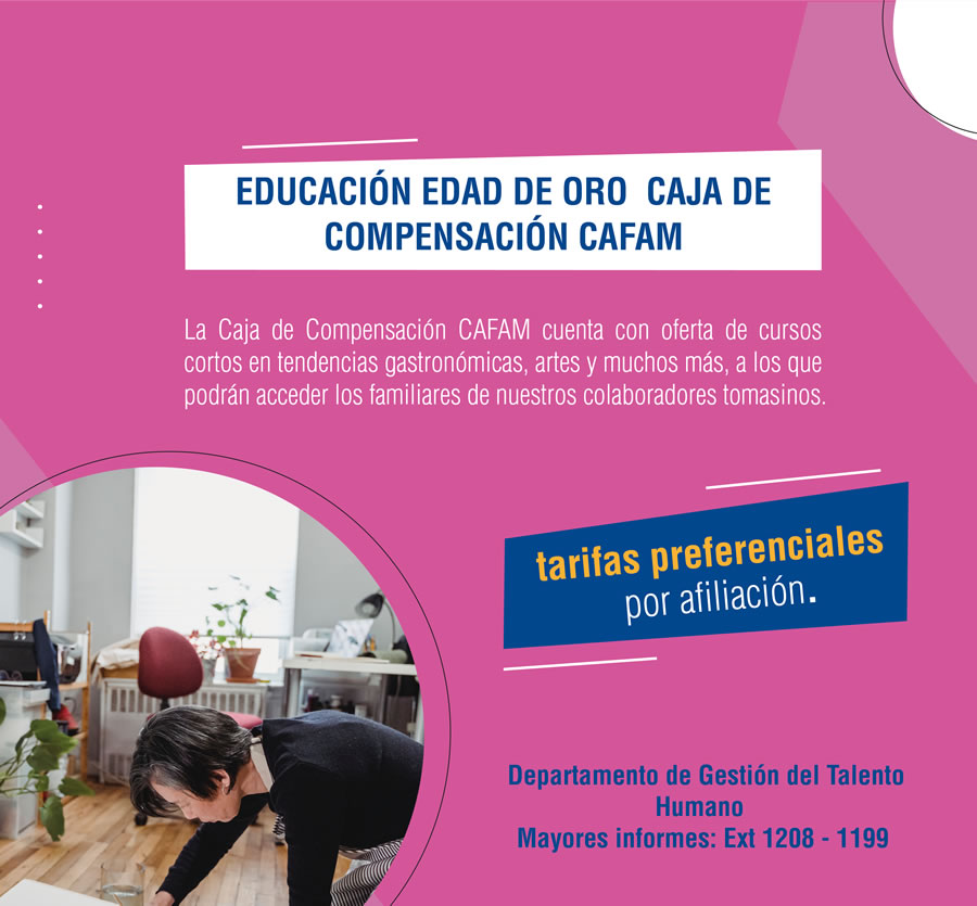 EDUCACION EDAD DE ORO  CAJA DE COMPENSACION CAFAM