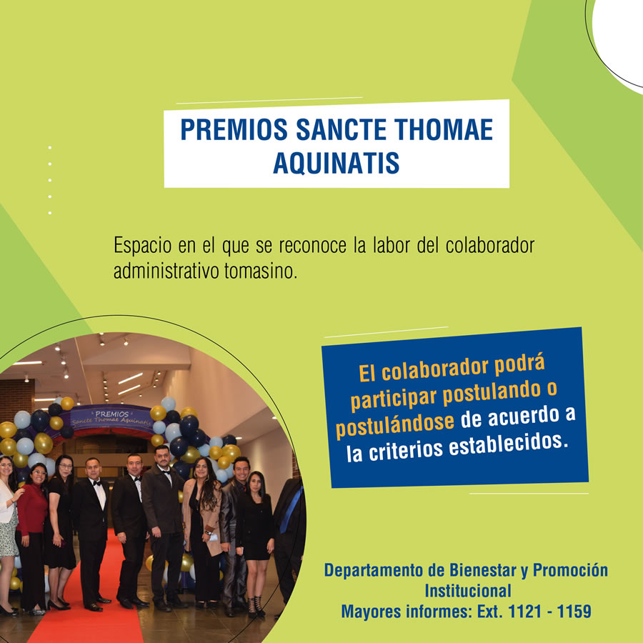 PREMIOS SANCTE THOMAE AQUINATIS